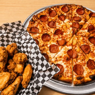 1 Large, Garlic Bread & Wings