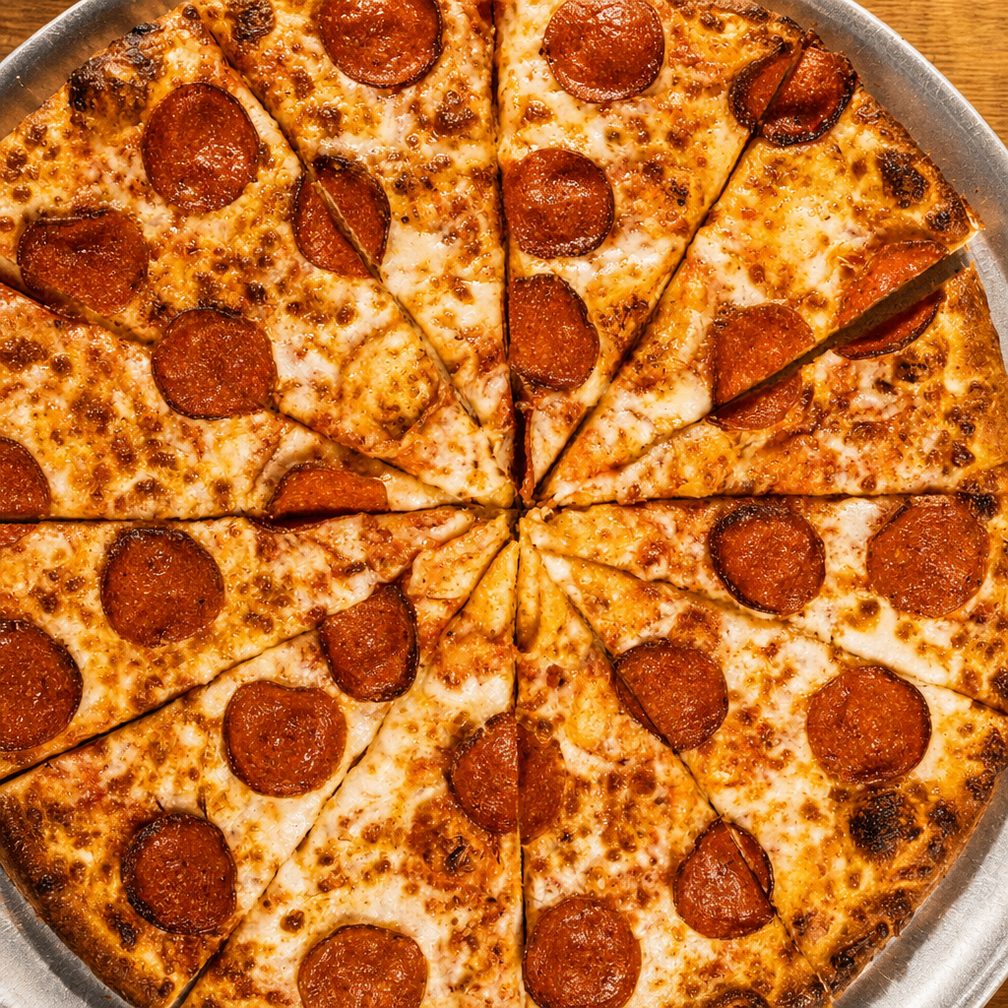 X- Large Pizza (16") with 2 Toppings & Medium Wings.